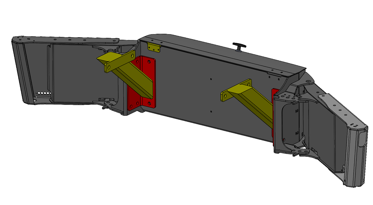 Box 50L direct-mount support without a front linkage