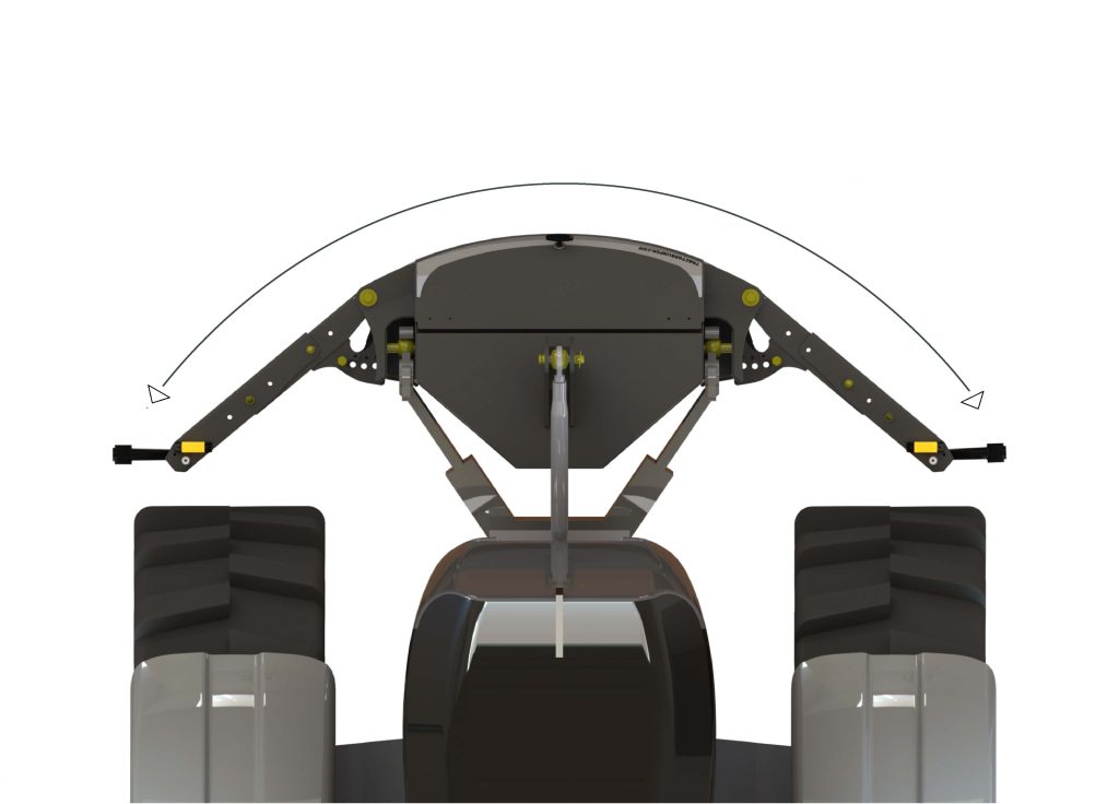 tractorbumper is streamlined with no protruding parts