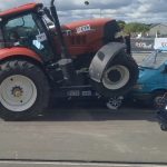 Crash test tractor