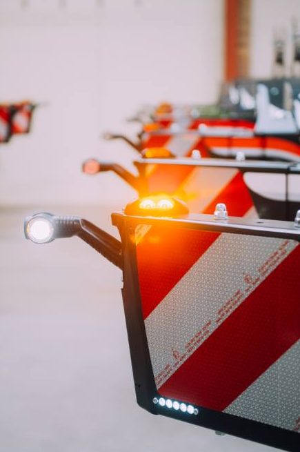 Tractor LED width lights and direction indicators