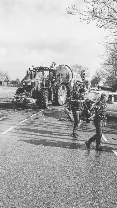 Underrun protection tractor
